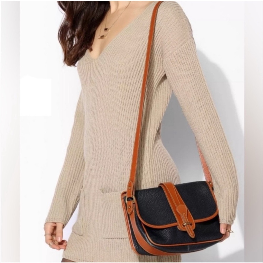 Authentic Dooney & Bourke All Weather Leather Equestrian Bag